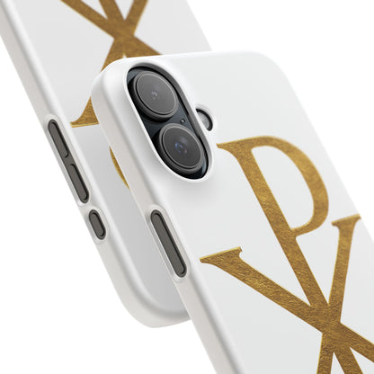 White Chi Rho Snap Case for iPhone – The Way, Truth & Life