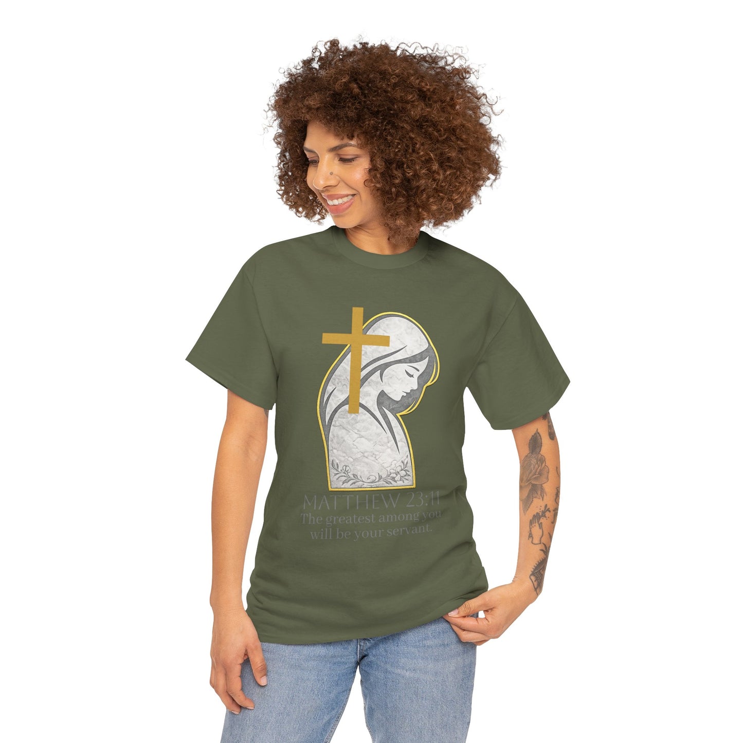Humble Servant - Women's Christian Tee (Dark Lettering)