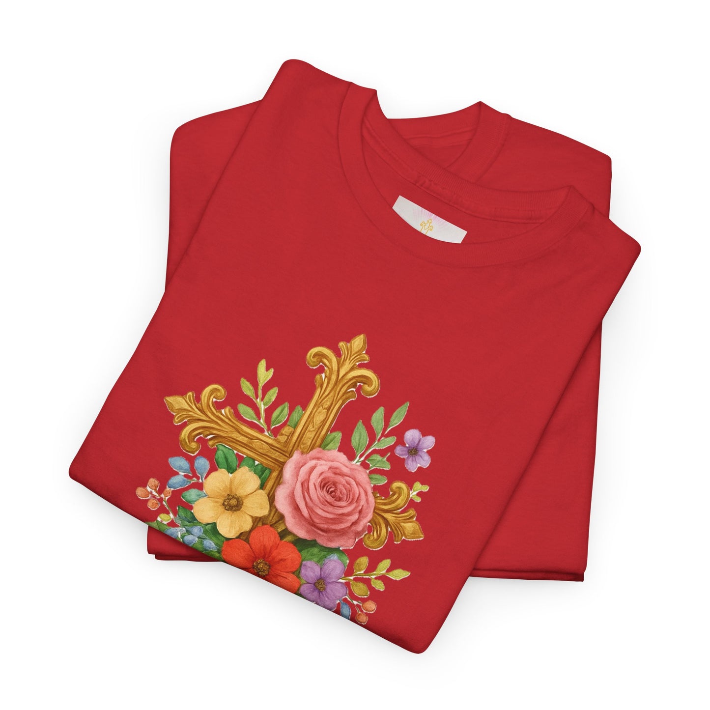 Floral Cross Tee - Women's Christian Apparel