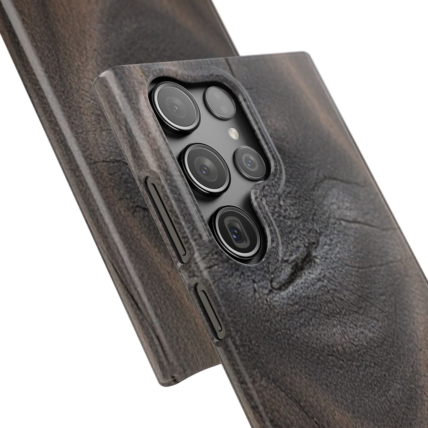 Dark Wood Grain Samsung Snap Case