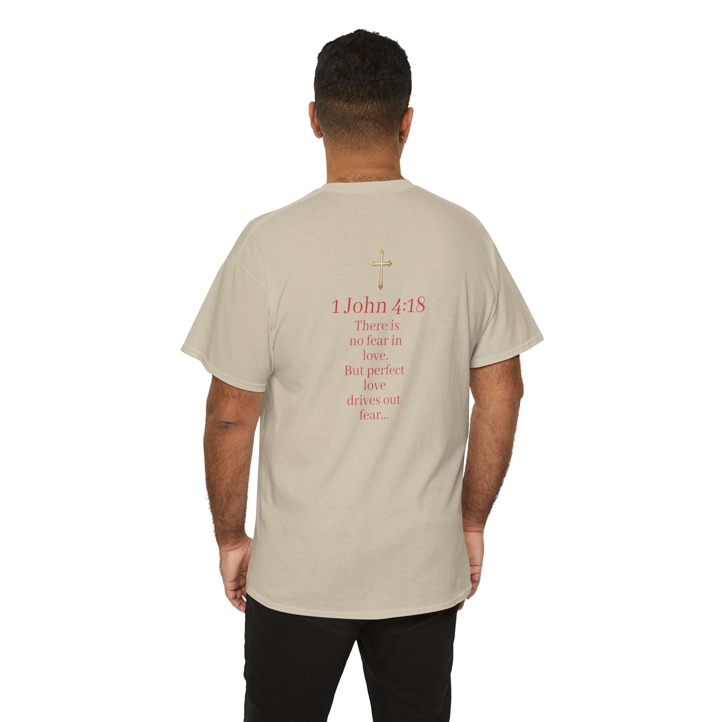 Fearless Love Men’s T-Shirt – Bold Faith in Action