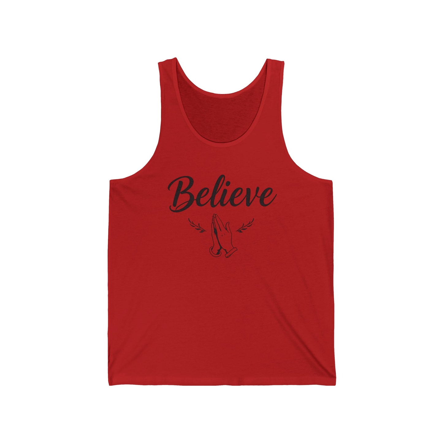 Believe in Christ – Women’s Christian Tank Top with Romans 10:9