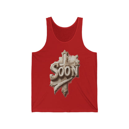 “Soon” Cross Women’s Tank Top – Faith in Motion