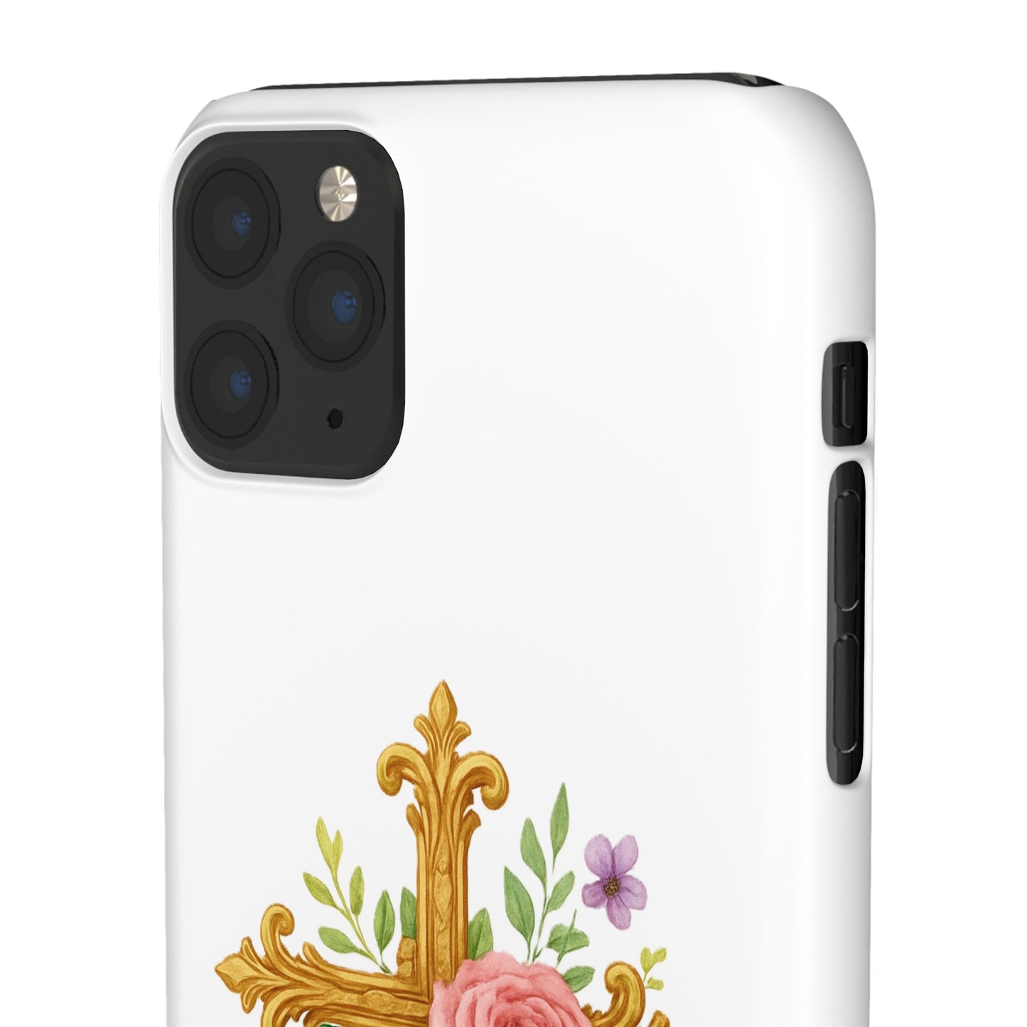 Floral Cross Snap Case for iPhone – Faith in Bloom