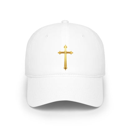 Gold Cross Baseball Cap – Faith-Inspired Adjustable Hat