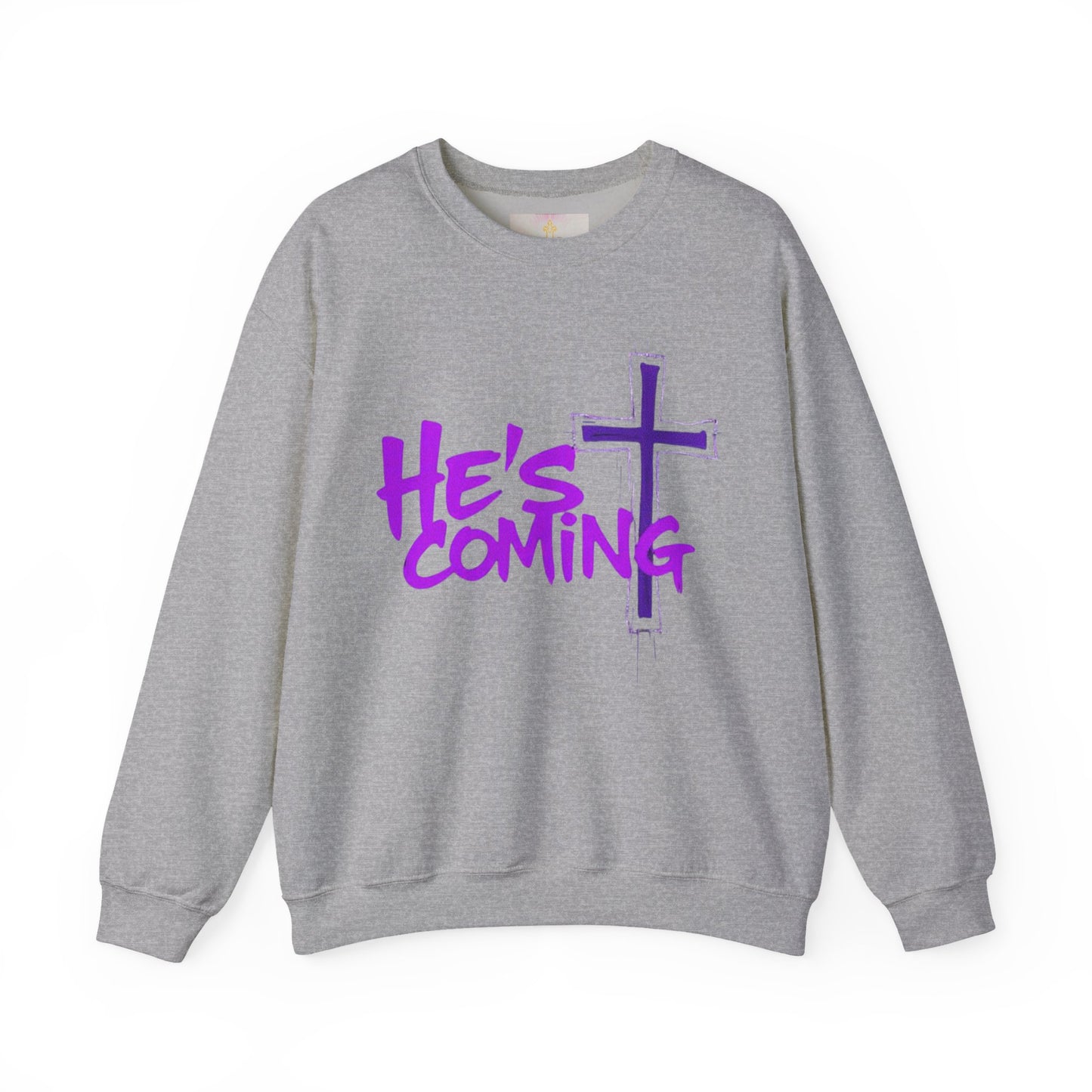 He’s Coming - Women's Bold Christian Sweatshirt