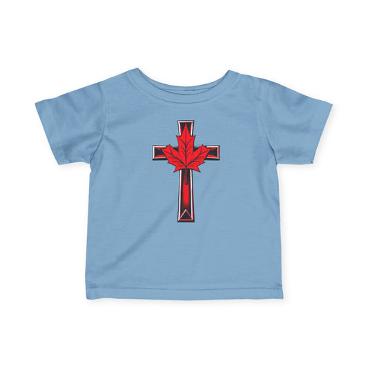 True North Blessing – Infant Tee with Maple Cross