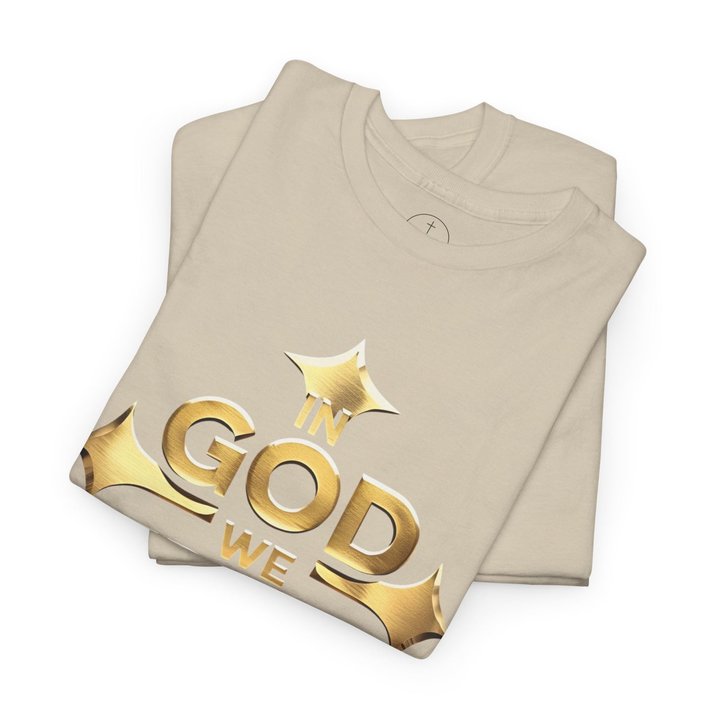 In God We Trust (Gold)- Men's Christian T-Shirt