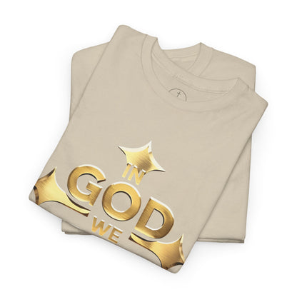 In God We Trust (Gold)- Men's Christian T-Shirt