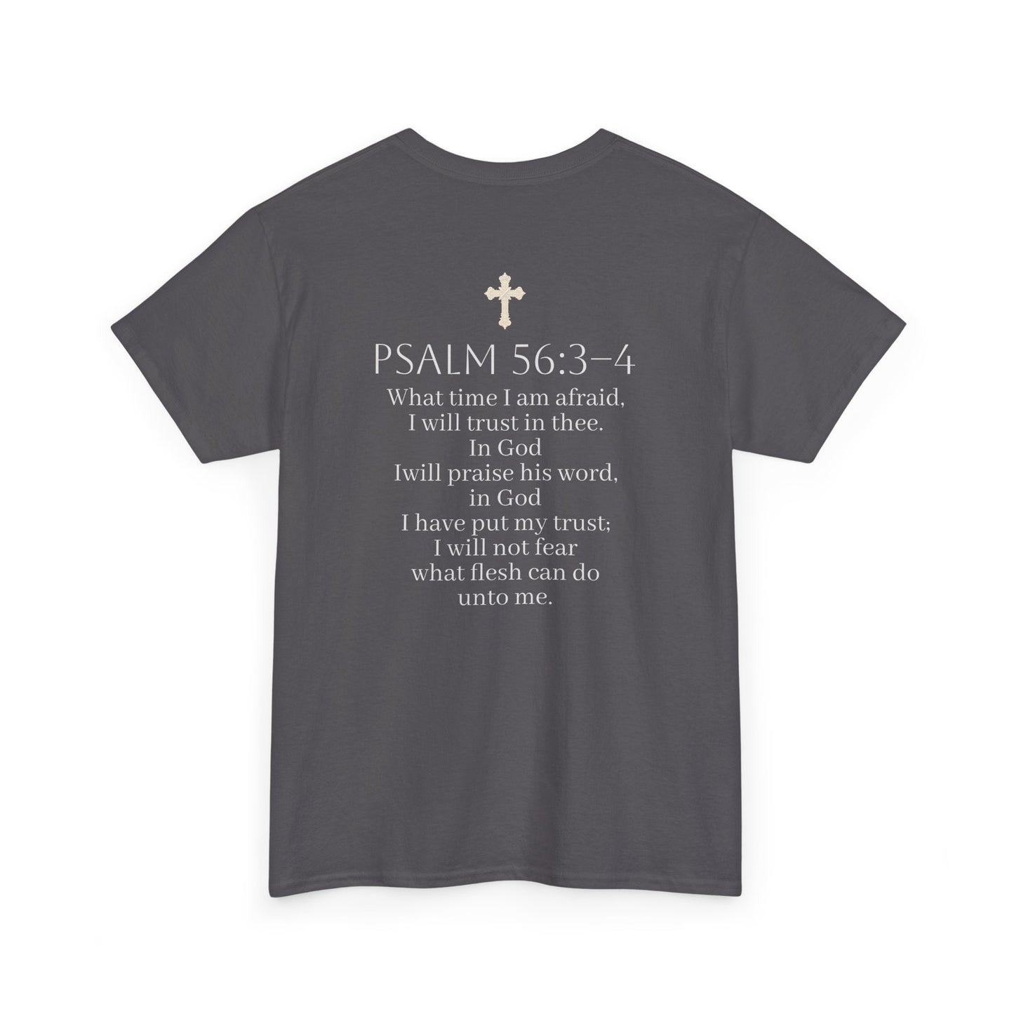 In God We Trust | Men’s Christian T-Shirt with Scripture Back Print