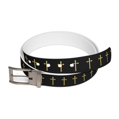 Crown of Light Belt – Gold Cross Pattern