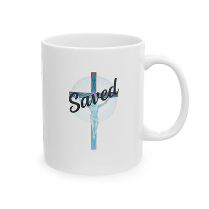 Saved – Redeemed by Grace Mug – 11 oz & 15 oz