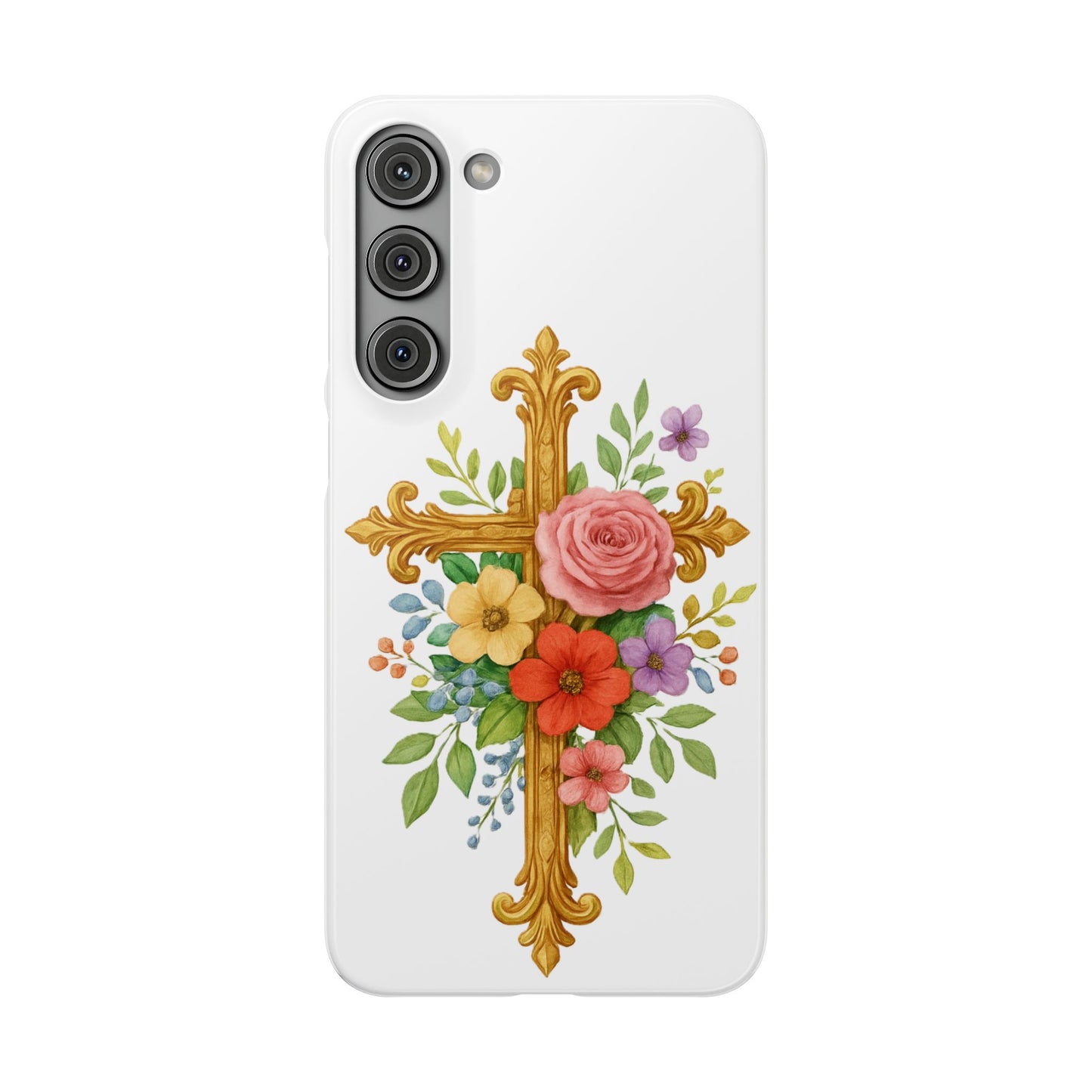 Floral Cross Snap Case for Samsung – Faith in Bloom
