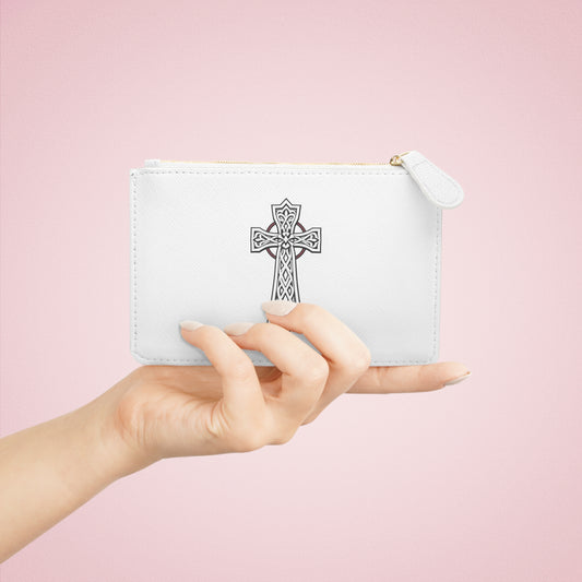 “Eternal Knots” | Women’s Mini Clutch – Celtic Cross Grace