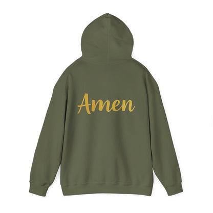 Amen Men’s Hoodie – Inspirational Christian Faith Apparel