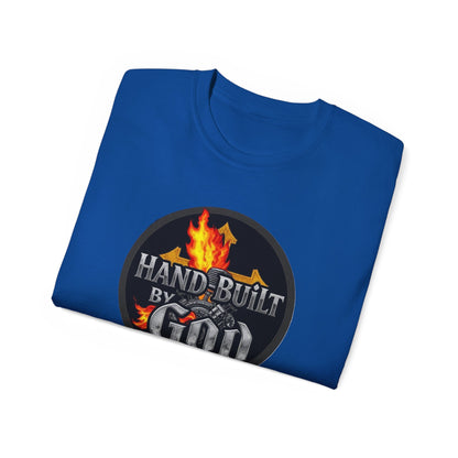 Men’s “Hand Built By God” Christian T-Shirt