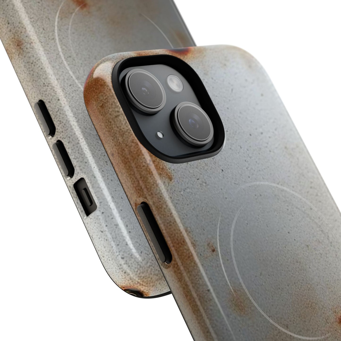 Enduring Faith – Old Metal Finish iPhone Magnetic Tough Case