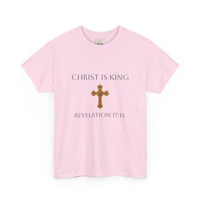 Faithful & Victorious Women’s Christian Tee – Christ is King (Revelation 17:14)