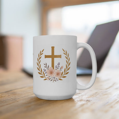 Crowned by Grace Christian Mug – 11 oz & 15 oz