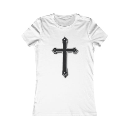 Warrior’s Black Cross Women’s Favorite Tee | Ephesians 6:11