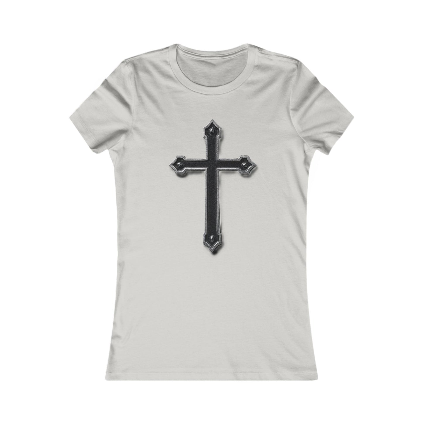 Warrior’s Black Cross Women’s Favorite Tee | Ephesians 6:11