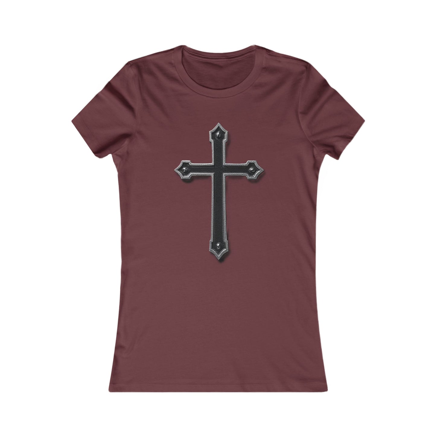 Warrior’s Black Cross Women’s Favorite Tee | Ephesians 6:11