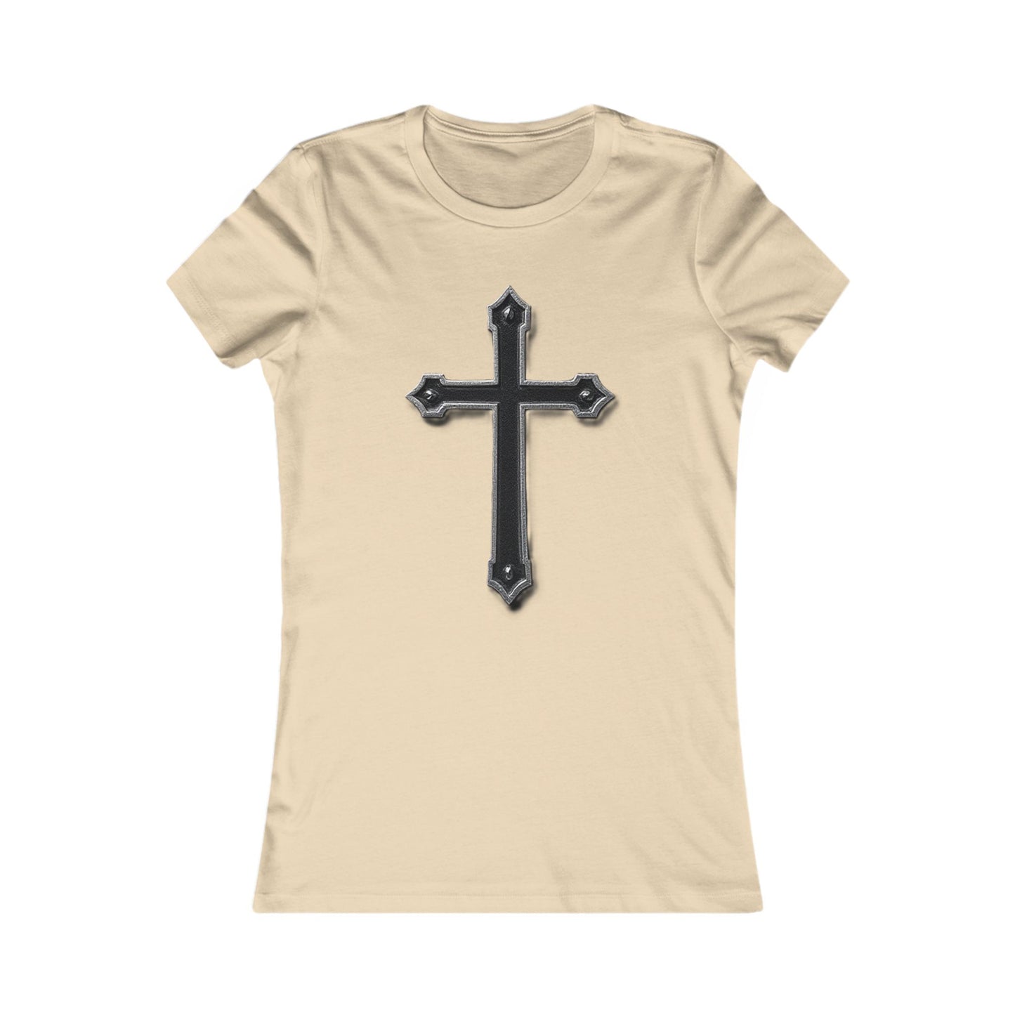 Warrior’s Black Cross Women’s Favorite Tee | Ephesians 6:11