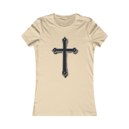 Warrior’s Black Cross Women’s Favorite Tee | Ephesians 6:11