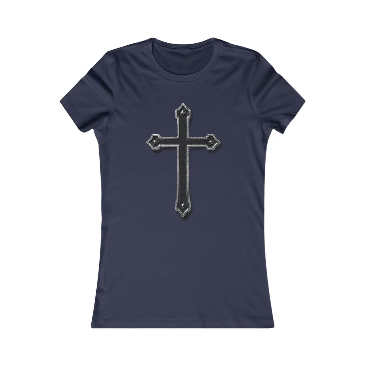 Warrior’s Black Cross Women’s Favorite Tee | Ephesians 6:11
