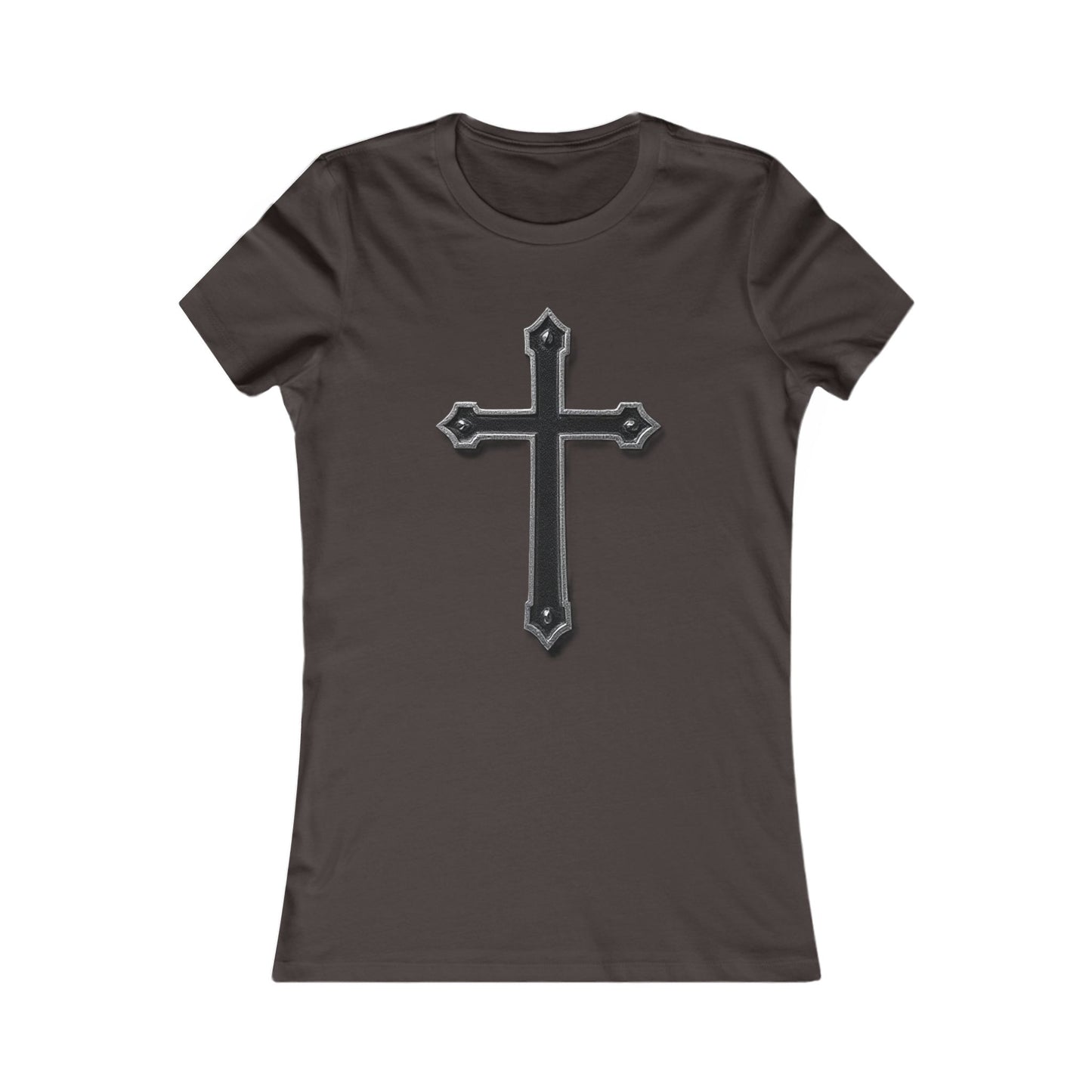 Warrior’s Black Cross Women’s Favorite Tee | Ephesians 6:11