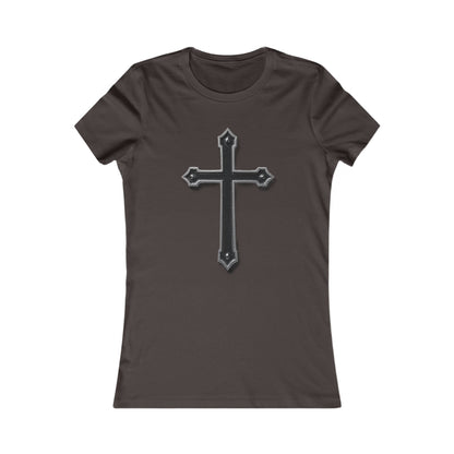 Warrior’s Black Cross Women’s Favorite Tee | Ephesians 6:11