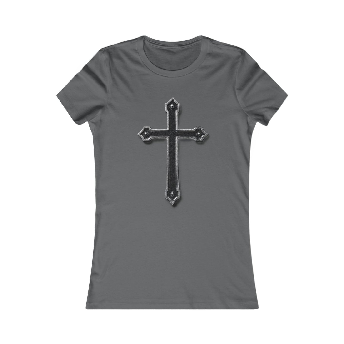 Warrior’s Black Cross Women’s Favorite Tee | Ephesians 6:11