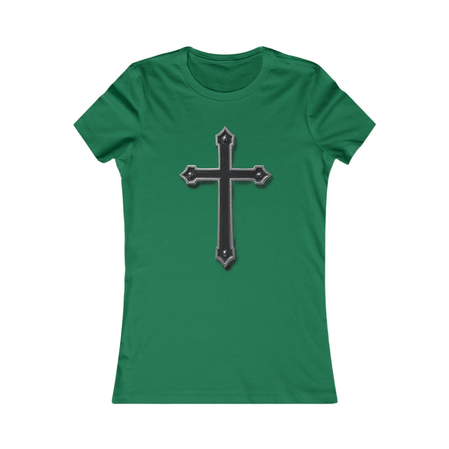 Warrior’s Black Cross Women’s Favorite Tee | Ephesians 6:11