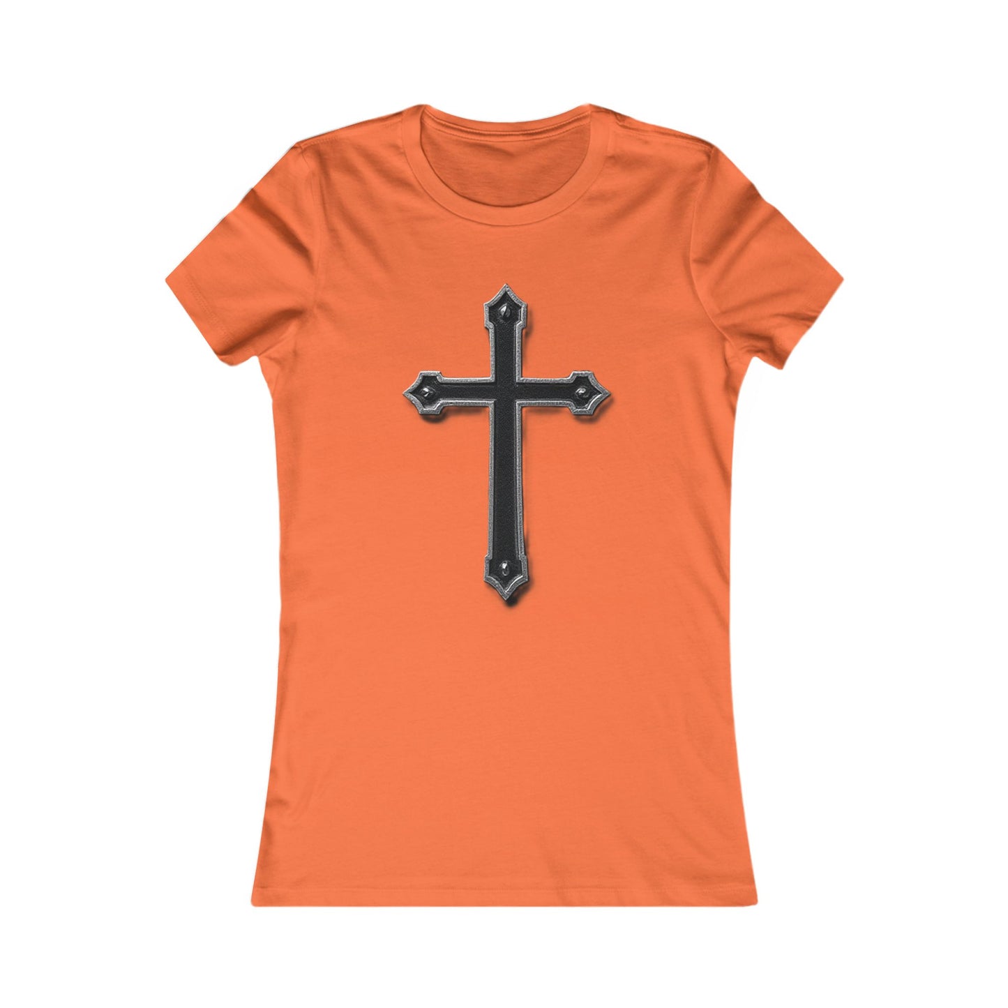 Warrior’s Black Cross Women’s Favorite Tee | Ephesians 6:11