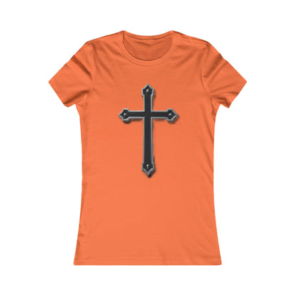 Warrior’s Black Cross Women’s Favorite Tee | Ephesians 6:11
