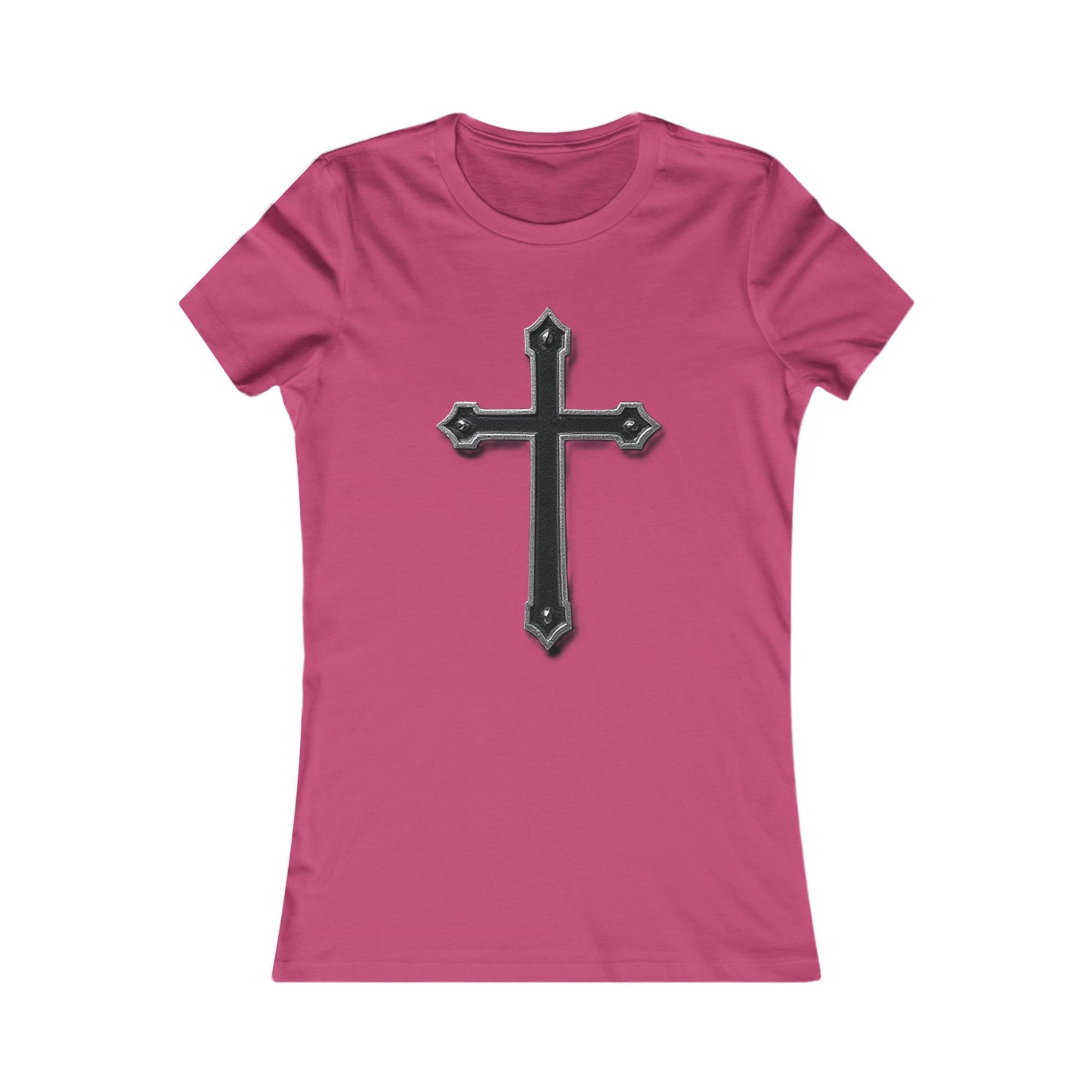 Warrior’s Black Cross Women’s Favorite Tee | Ephesians 6:11