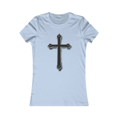 Warrior’s Black Cross Women’s Favorite Tee | Ephesians 6:11