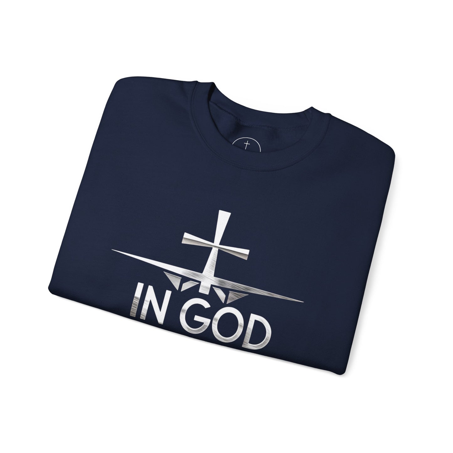 In God We Trust (Silver Ed.) - Men’s Christian Sweatshirt