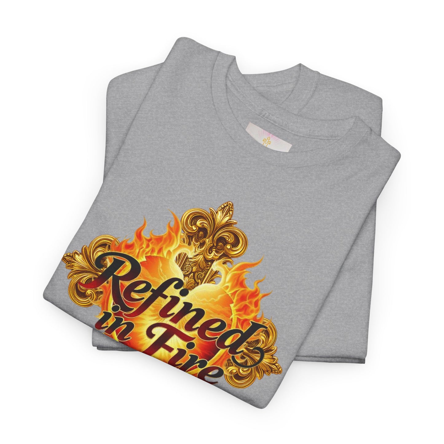 Refined in Fire — Women's Ornate Christian T-Shirt