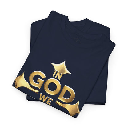 In God We Trust (Gold)- Men's Christian T-Shirt