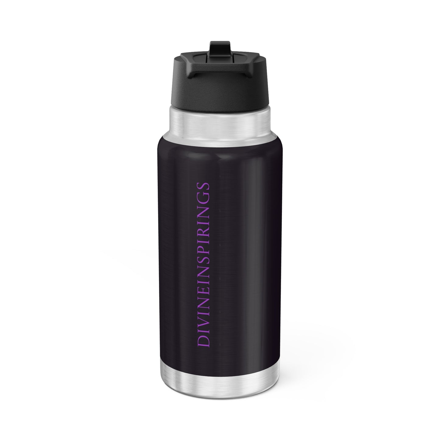 Faith Fueled – Nuclear Energy Stainless Steel Bottle (Purple)