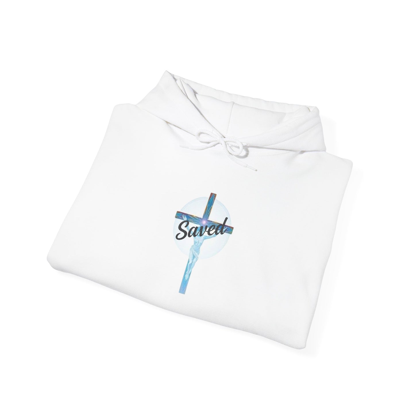 Saved in Christ – Men’s Christian Hoodie