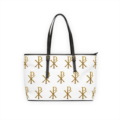 Gold Chi Rho Shoulder Bag – Timeless Elegance with Meaning