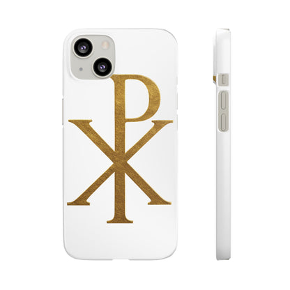 White Chi Rho Snap Case for iPhone – The Way, Truth & Life
