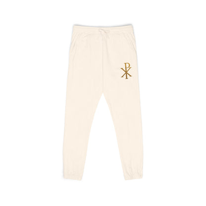 Men’s Chi Rho Fleece Jogger Pants – Comfort with Spiritual Style
