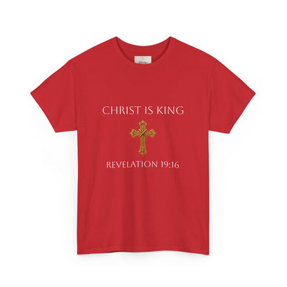 Daughter of the King Women’s Scripture Tee – Christ is King (Revelation 19:16) (White Lettering)
