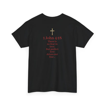 Fearless Love Men’s T-Shirt – Bold Faith in Action