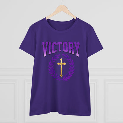 Divine Victory Women’s Tee – Victory in Every Step