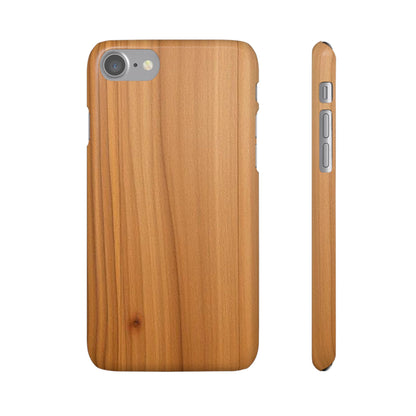 Natural Wood Grain iPhone Snap Case