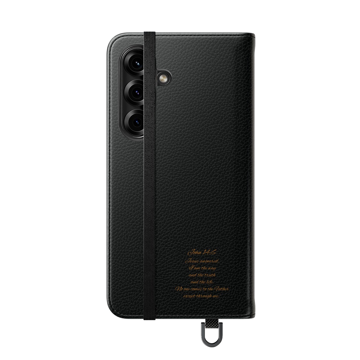 Black Chi Rho Symbol Wallet Case for Samsung– “I am the Way, the Truth, the Life”
